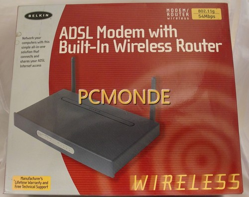 Belkin 802 11g modem router - 802.11g,