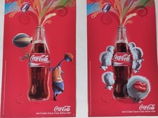 2 TARGHE METALLO COCA COLA -