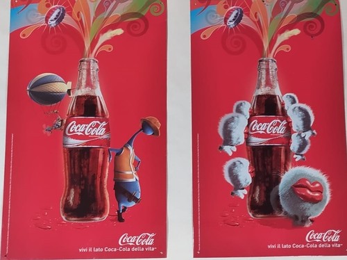 Targhe metallo coca cola - metallo,