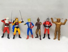 Trading Figure Set Tutti i 6 Tipi "SR Series Tokusatsu Hero P-PRO Collection"