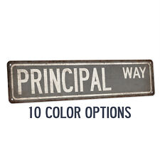 Principal Street Sign School Principal Gift Teacher Appreciation 104180021065