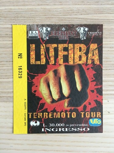 Litfiba terremoto tour - litfiba,