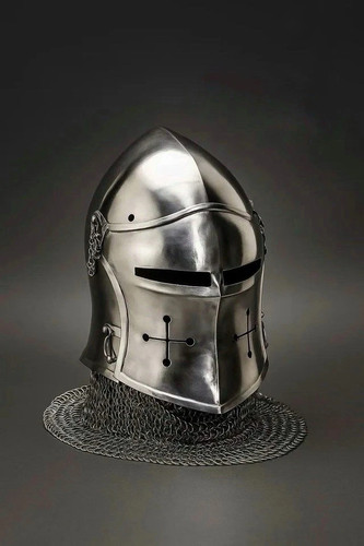 Elmetto bascinet cavaliere - elmetto,