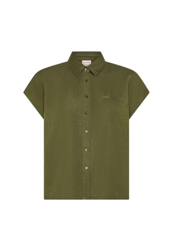 Camicia donna sun68 verde - sun68,