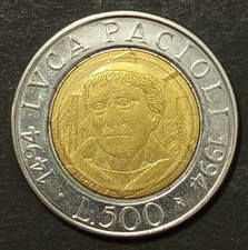 500 LIRE BIMETALLICO 1994 FDC