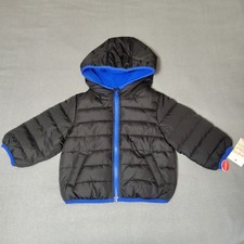 Jumping Beans - bambino 12M - minerale nero - giacca imbottita  