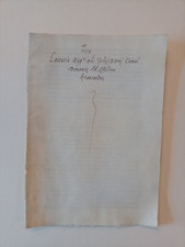 manoscritto pergamena 1554