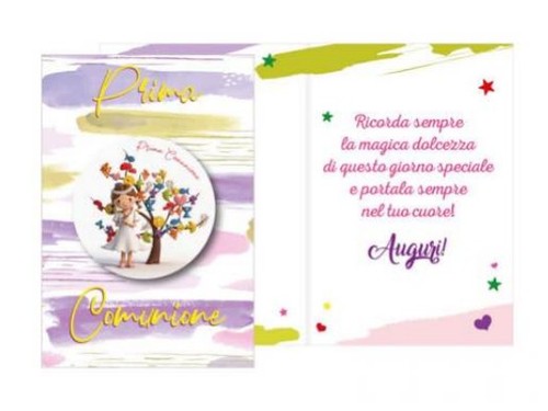 Biglietto auguri comunione con - auguri,