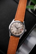 Tudor Oysterdate Automatic Vintage ref. 7966 year 1959 silver dial roulette date