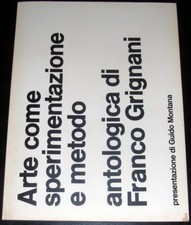 Franco Grignani Arte come sperimentazione e metodo Marcon IV Roma 1974