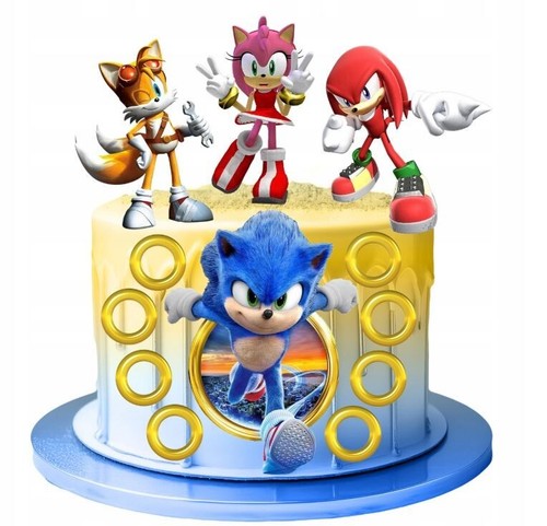 Sonic commestibile party - sonic,