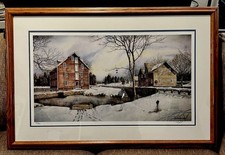 "Kirby's Mill" di Nicola Santoleri litografia firmata e numerata 37x25