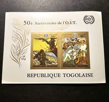Timbro Togo Pittore Van Gogh Riviera Quadri Blocco N°42 Nuovo ** MNH 1970