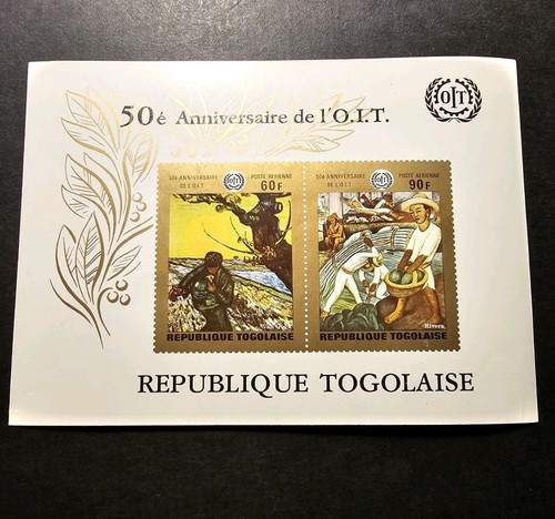 Timbro togo pittore van - togo, gogh