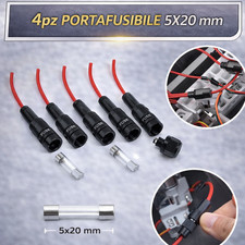 4pz PORTAFUSIBILE 5X20 mm