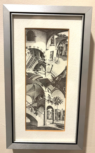 Escher stampa con cornice - mc,