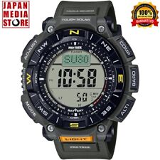 Orologio da uomo digitale esterno CASIO PRO TREK PRG-340-3JF verde resistente bussola solare