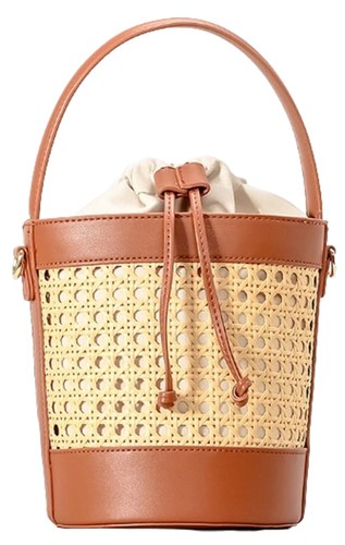 Borsa secchiello rattan - secchiello,