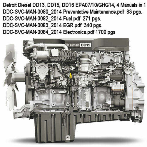 Detroit diesel dd13 dd15 - dd13, dd16