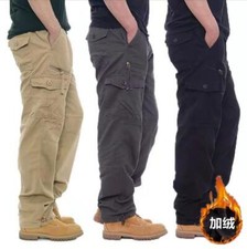 Pantalone cargo uomo invernale