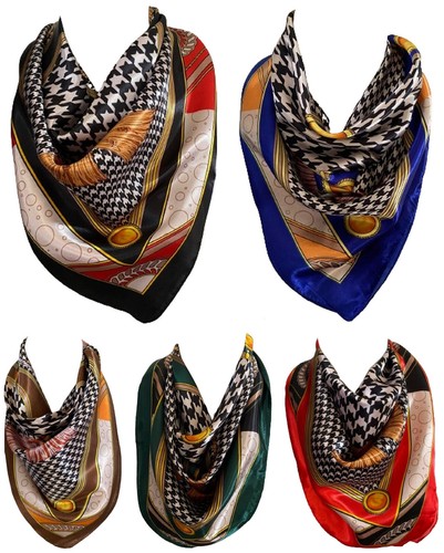 Foulard quadrato raso di - in,