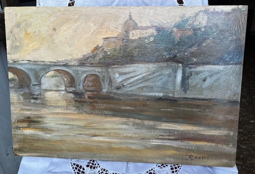 Dipinto olio compensato - dipinto,