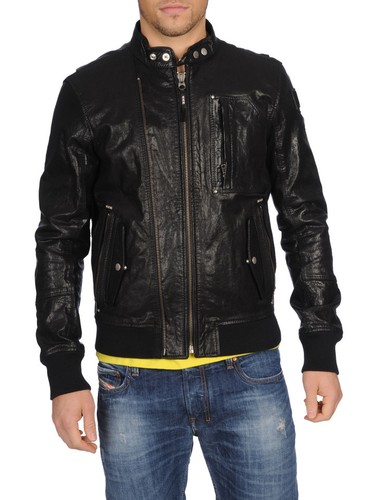 Giubbino pelle diesel leys - pelle,