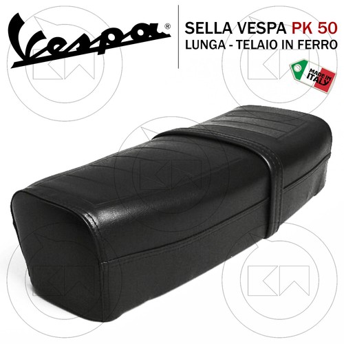 Sella lunga nera vespa - sella,