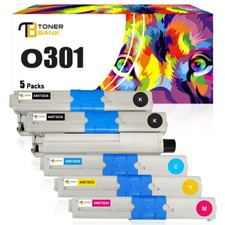 5 Toner XXL compatibili OKI C