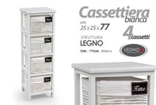 Cassettiera cassetti vimini - 4,