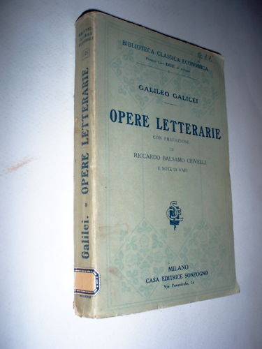 Galileo galilei opere - galileo,