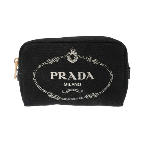 Prada canapa logo black - canapa, black/gold