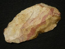 40.000 anni: GRANDE RASCHIETTO 114 mm NEANDERTHAL PIETRA ETÀ PALEOLITICA SELCE MUSTERIANA