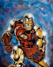 KURT VINCENZI - OLIO SU TELA - 80 x 100 - IRON MAN