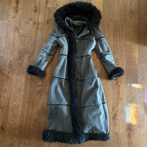 Maxi cappotto vintage - , grigio