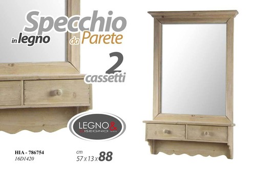 Specchio parete pensile 2 - pensile,