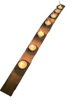 Portacandele a doghe per botte