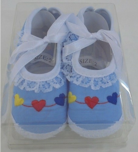 Scarpe neonato celesti con - celesti,