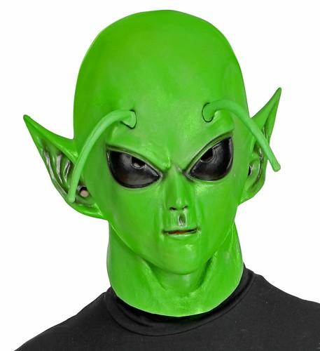 Maschera alieno verde - maschera,