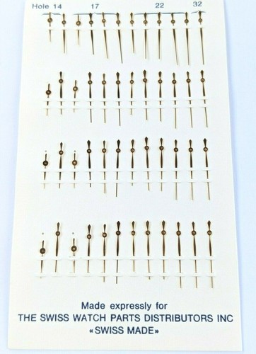 Gold sweep second hands - gold,