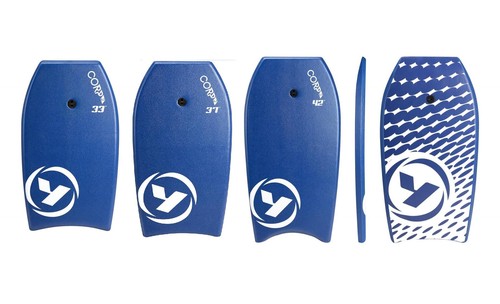 Yello bodyboard with leash - with,
