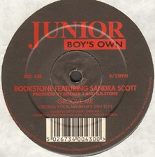 BOOKSTONE - Groove Me - Feat Sandra Scott - Junior Boy's Own - 1996 Uk - JBO 43R