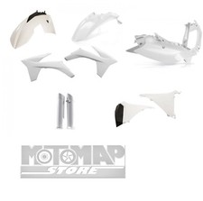 Full Kit Plastiche Acerbis KTM EXC 125 250 300 2012 2013 BIANCO