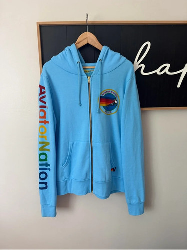 Felpa con cappuccio aviator - con,