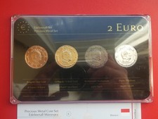 Monaco, 4 x 2 euro 2012, set