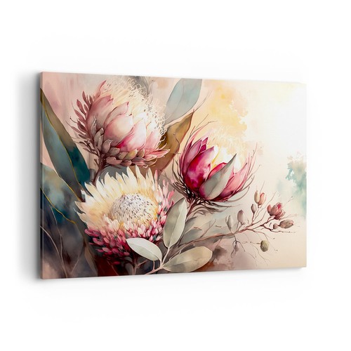 Quadro tela 120x80cm fiori - quadro,