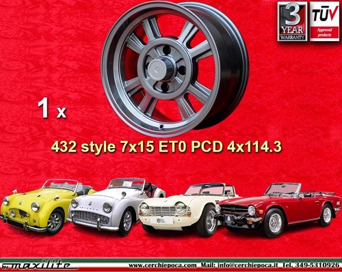 Cerchio triumph tr2 tr3 tr3a - cerchio,