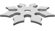 Stella Lancio 8 Punte Shuriken