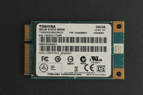 Disque ssd toshiba 256gb msata - disque,