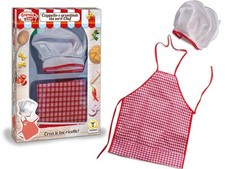 CAPPELLO DA CUOCO E GREMBIULE